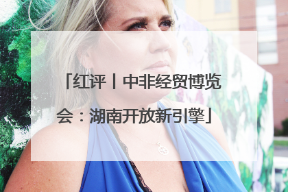 红评丨中非经贸博览会：湖南开放新引擎